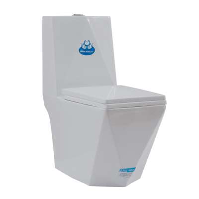 Foshan AS-2068 China factory wc toilet for home and luxury hotel use one piece toilet bowl