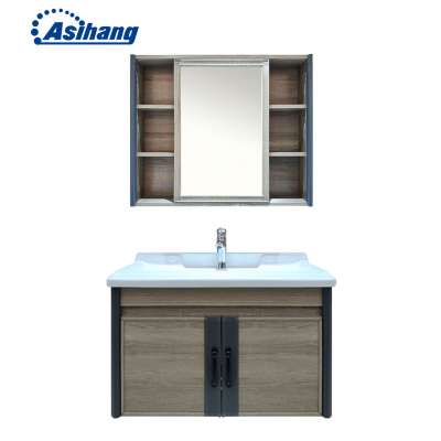 hot sale plywood washroom cabinet bathroom vanity combo bath cabinet