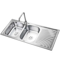 New design kitchen sink double bowl,undermount stainless steel sink