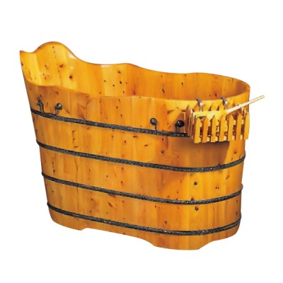 AS33104 Modern design good price standard size solid wood bathtub