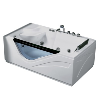 Single Massage Acrylic Bathtub With High Quality  Massage Whirlpool Bathtub Accessory