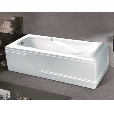 foshan high quality white acrylic freestanding bathtub