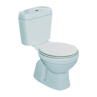 china factory western wc price toilet wash down two-piece toilet bowl